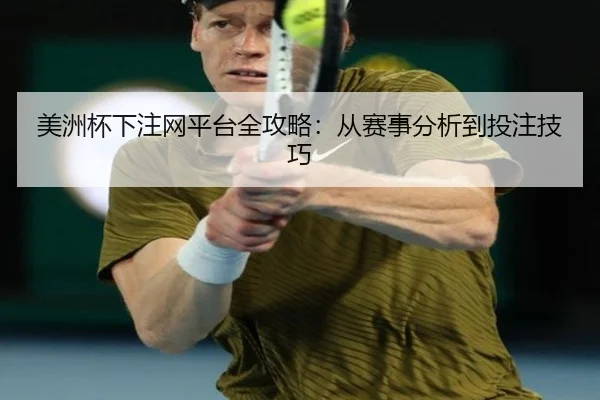 美洲杯下注网平台全攻略：从赛事分析到投注技巧